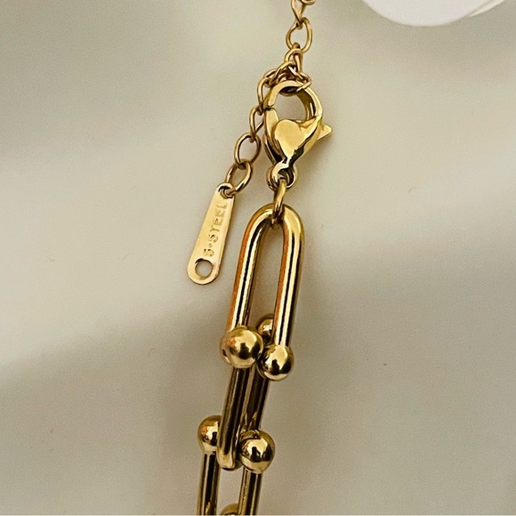 Choker Necklace Waterproof Stainless Steel - Picture 4 of 4